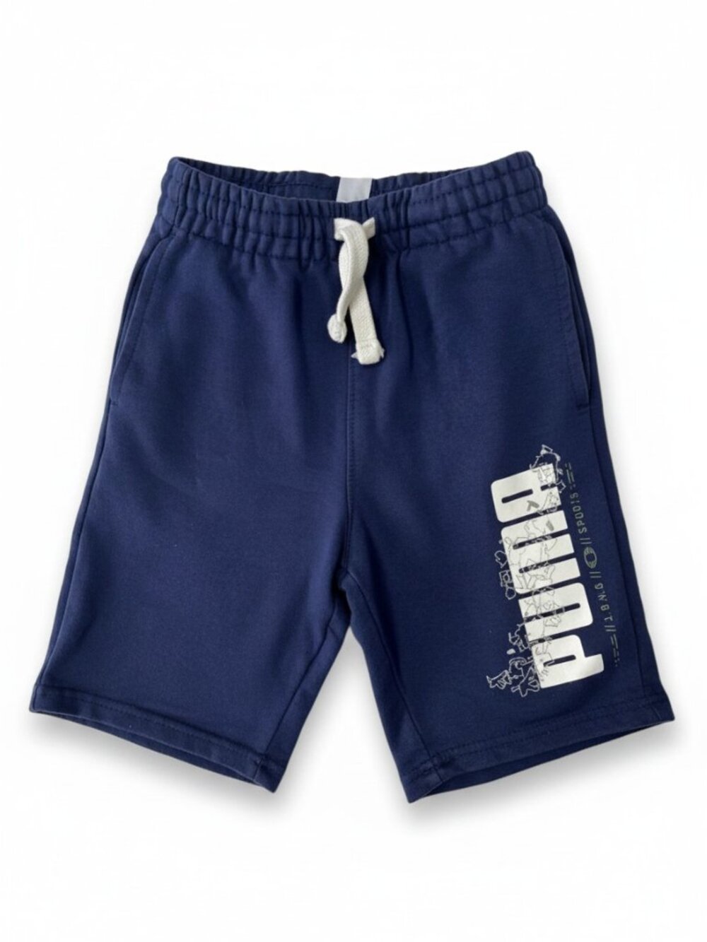 5 for $25 ✨ Puma Kids Dark Blue Graphic Shorts